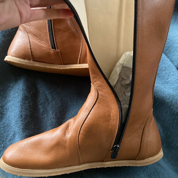 Brand New Handmade leather "barefoot" boots - Picture 2 of 5